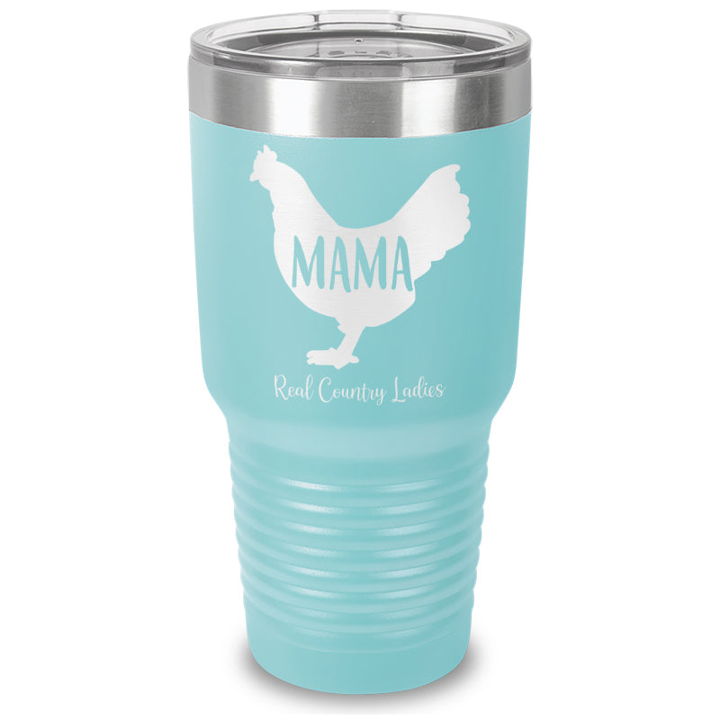 Mama Hen Laser Etched Tumbler