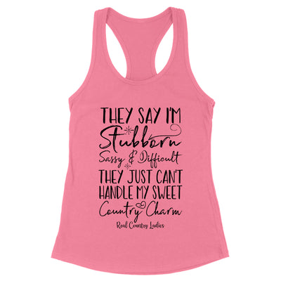 Sweet Country Charm Black Print Front Apparel