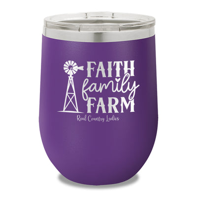 Faith Family Farm 12oz Stemless Wine Cup