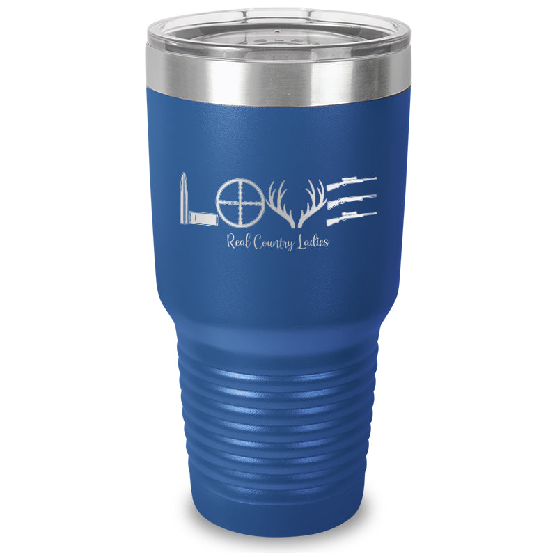 Hunting Love Laser Etched Tumbler