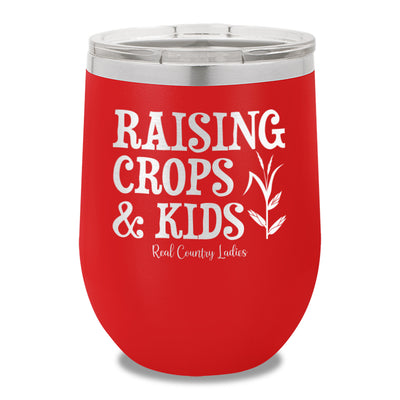 Raising Crops And Kids 12oz Stemless Wine Cup